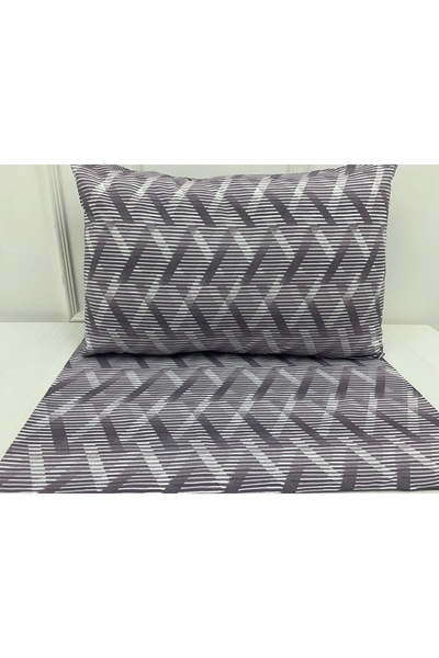 NİVEMESHOME Nivemeshome Μωβ ριγέ σχέδιο 2 τεμαχίων μαξιλαροθήκη με κάλυμμα 50x70