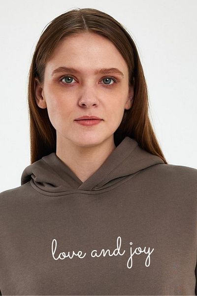 FİHA /2504-UNISEX ΜΕΤΑΞΟΤΥΠΩΤΟΣ ΦΟΥΤΕΡ ΜΕ ΚΟΥΚΟΥ - ΚΑΦΕ