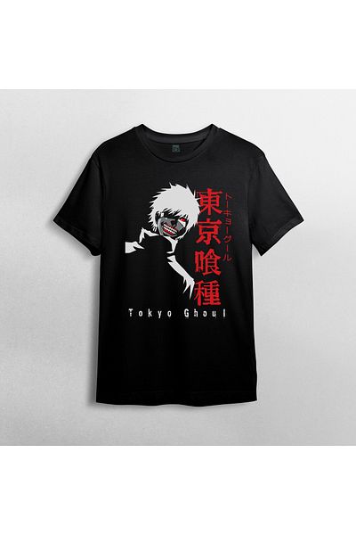 Pixxa Μπλουζάκι Tokyo Ghoul Crew Neck 100% βαμβακερό - Μοντέλο 7
