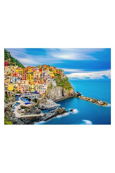 Neverland Cinque Terre and Istanbul Evening 2 Pieces 1000 Piece Puzzle