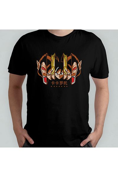Pixxa Μπλουζάκι Dragon Ball Goku Crew Neck 100% βαμβακερό - Μοντέλο 9