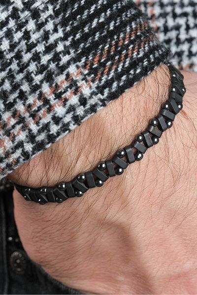 Jack Ferrero Men's Hematid Color Atmaz Bracelet