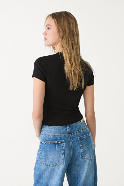 Stradivarius Slim fit basic t-shirt