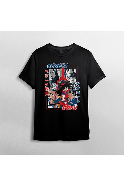 Pixxa Dragon Ball Goku 3 - T-Shirt από 100% βαμβακερό λαιμόκοψη