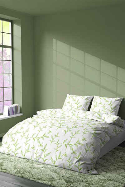 Zeynep Tekstil Single Cotton Duvet Cover Set - Without Crossbeds