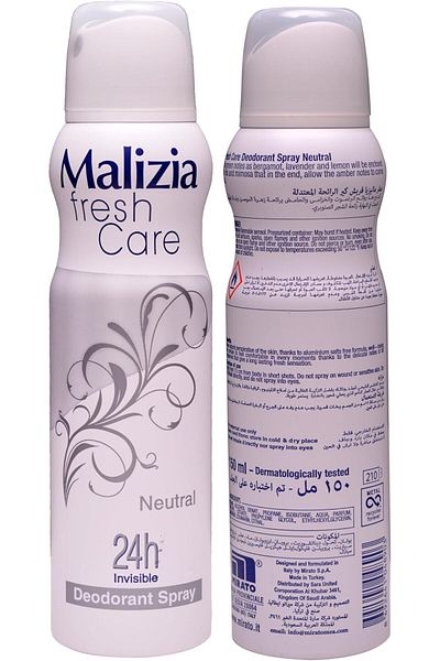 Malizia Fresh Care Natural Deodorant Spray 150 ml