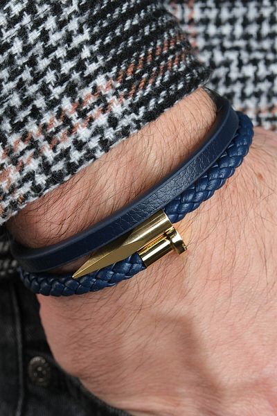 Jack Ferrero Men's Vip Steel Color Bracelet