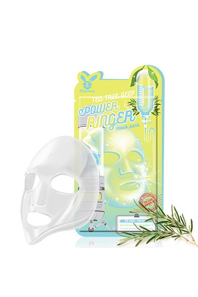 ELIZAVECCA Elizavecca TEA TREE DEEP POWER RINGER MASK - Zklidňující plátěná maska