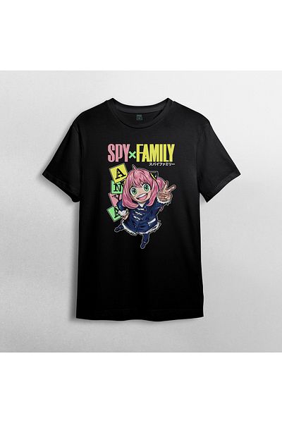 Pixxa Spy X Family Anya - Μπλουζάκι από 100% βαμβακερό λαιμόκοψη μοντέλο 6