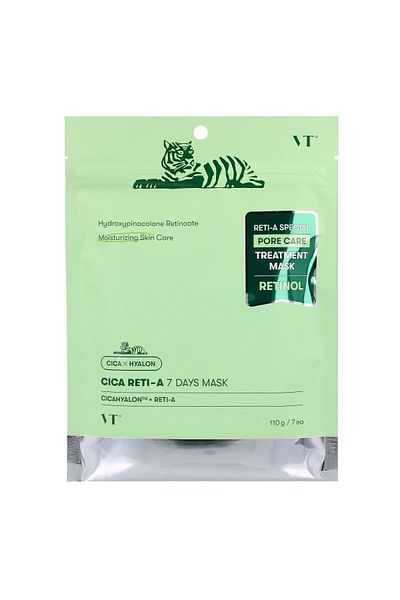 VT COSMETICS VT CICA RETI-A 7 DAYS MASK - set of 7 sheet masks