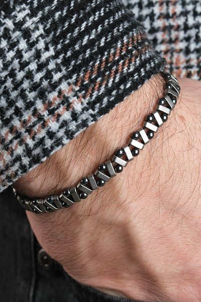Jack Ferrero Men's Hematid Color Atmaz Bracelet