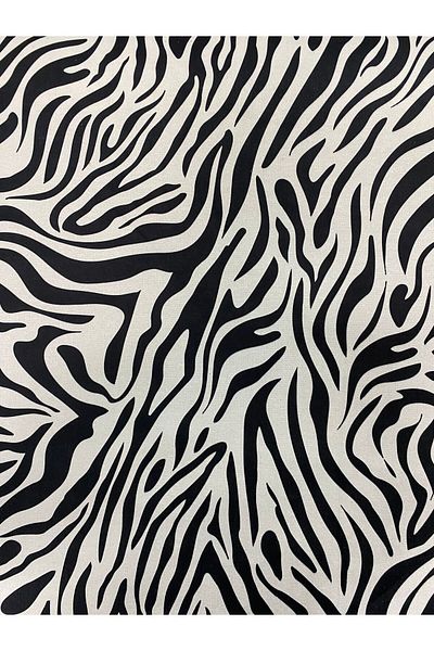 çataloğlu tekstil Rachel Zebra Fabric - Ψηφιακό τυπωμένο Ένα ποιοτικό κάλυμμα καθίσματος