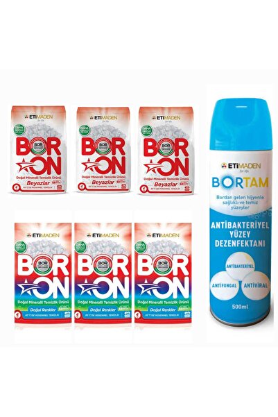Boron ÇAMAŞIR DETERJANI RENKLİ VE BEYAZLAR İÇİN 24 KG 156 YIKAMA+BORTAM DEZEN...