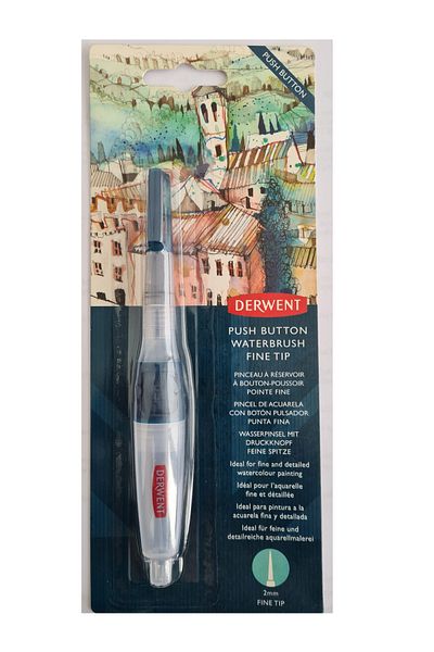 Derwent Fine Watercolor Brush - with Flow Control and Chamber