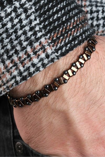 Jack Ferrero Men's Hematid Color Atmaz Bracelet
