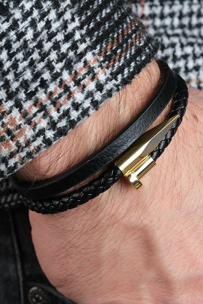 Jack Ferrero Men's Vip Steel Color Bracelet