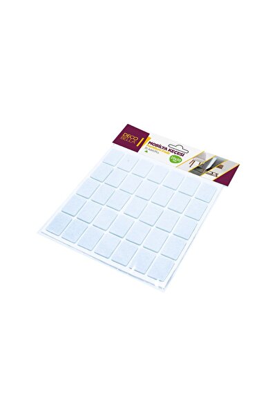 devigo Yapışkanlı Sandalye Koltuk Mobilya Ayak Keçesi 20x30 Mm Dikdörtgen Zem...