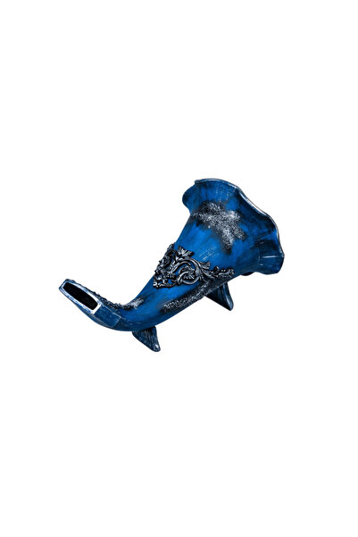 Store El Yapımı Okyanus Mavisi Gramofon (40cm x 27cm)