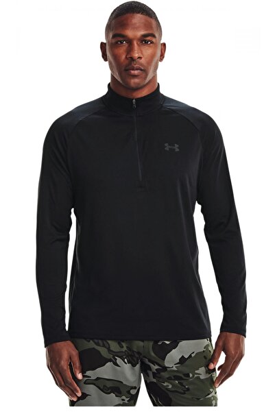 Under Armour 1328495 Ua Tech 2.0 1/2 Zip Siyah Erkek Sweatshirt