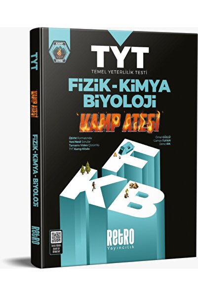 RETRO YAYINCILIK 2026 Tyt Sayısal Kamp Ateşi Soru Bankası Fizik Kimya Biyoloj...