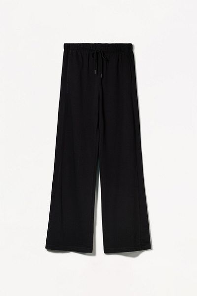Bershka Plush trousers with side seams