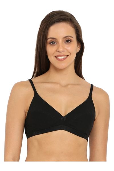 JOCKEY Essence Plunge Neck Bra Kimbe 1271-01 Black