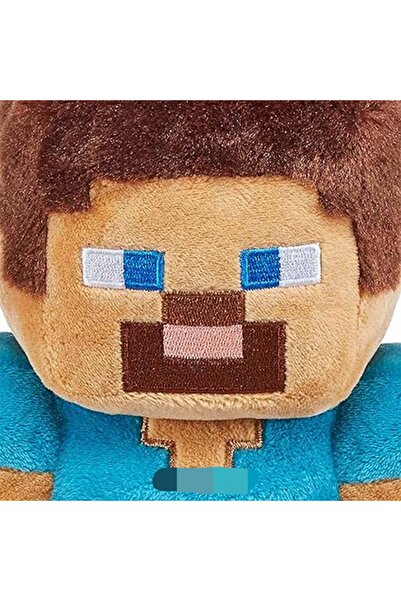 farist Minecraft Steve Karakter Figür Peluş Oyuncak 25 cm.