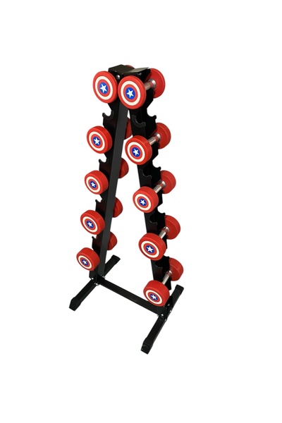 HEPİTOP Dambıl Standı 10 Kademeli Set Dambıl Rack Stand Sehpas (AĞIRLIKSIZ)