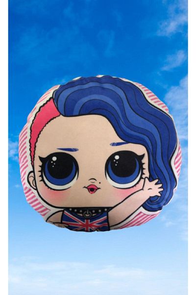 AZİZ OYUNCAK Lol Surprise!Bff Sweethearts Rocker Doll Round Velvet Textured Pillow