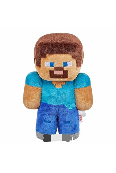 farist Minecraft Steve Karakter Figür Peluş Oyuncak 25 cm.