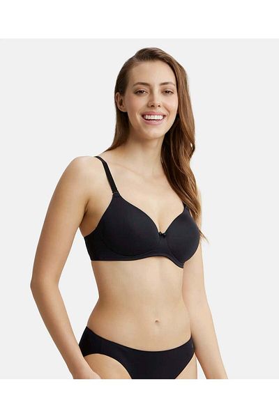 JOCKEY Soft Wonder MagicUCupsupport Bra 1819-01 Black