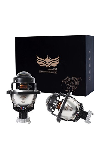 EKT B2 1.8 İNÇ E.K.TUNİNG Bİ-LED PROJECTÖR + KAPAK DAHİL