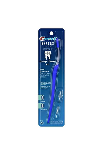 CREST Braces Care Deep Cleaning Kit, Interdental Toothbrush