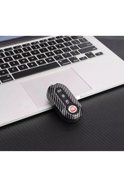 EBG İSTANBUL Fiat Doblo Fiorino Punto 500-Ducato-Panda (Black-Key Carbon Case 3 Key)