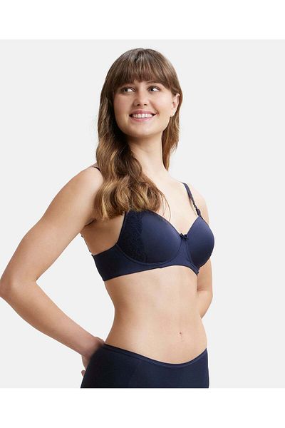 JOCKEY Soft Wonder Non Wired T-shirt Bra 1816-01 Blue
