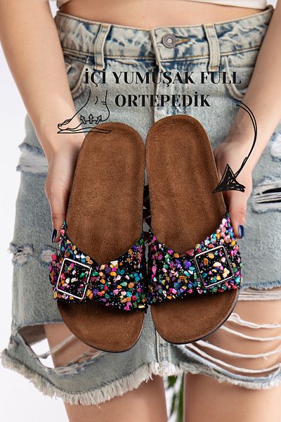 Slipcat Pien Single Buckle Stylish Daily Full Orthopedic Slippers