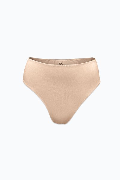 Malabadi Women's Skin Color 6 Pack Modal High Waist String Thong 6m178