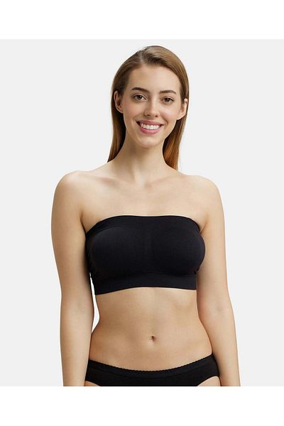 JOCKEY Comfies Bandeau Bra 1545-01 Black