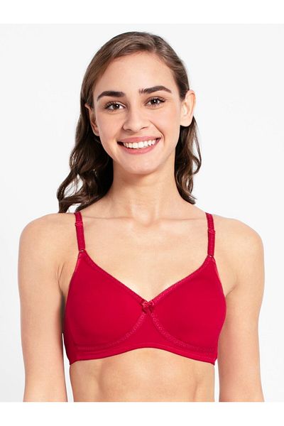 JOCKEY Essence Seamless Crossover Bra 1721-01 Red