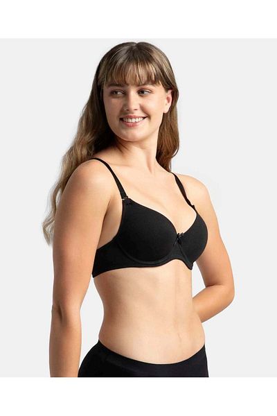 JOCKEY Essence Full Coverage T-Shirt Bra - 1245-01 Black