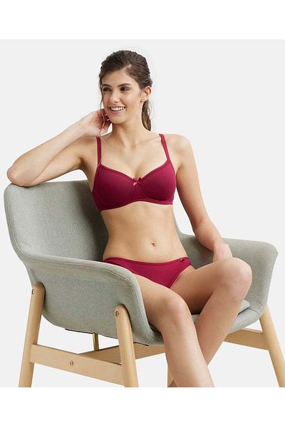 JOCKEY Essence Soft Cup Padded Bra 1723-01 Red