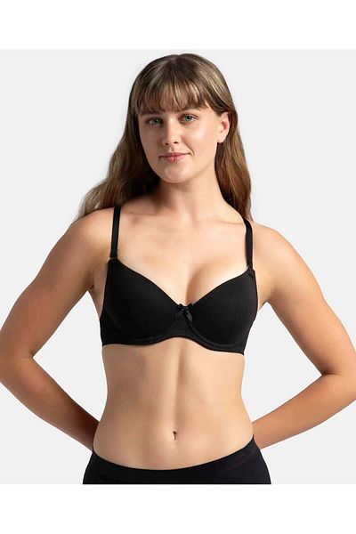 JOCKEY Essence Full Coverage T-Shirt Bra - 1245-01 Black