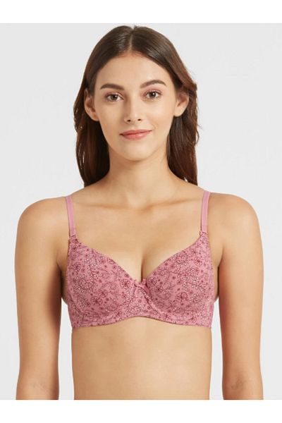 JOCKEY Essence Full Coverage T-Shirt Bra - 1245-01 Pink