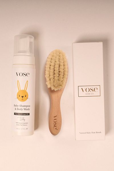 Vose Baby Hair Brush Hair & Body Foam Shampoo