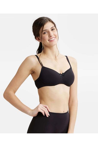 JOCKEY Essence Soft Cup Padded Bra 1723-01 Black