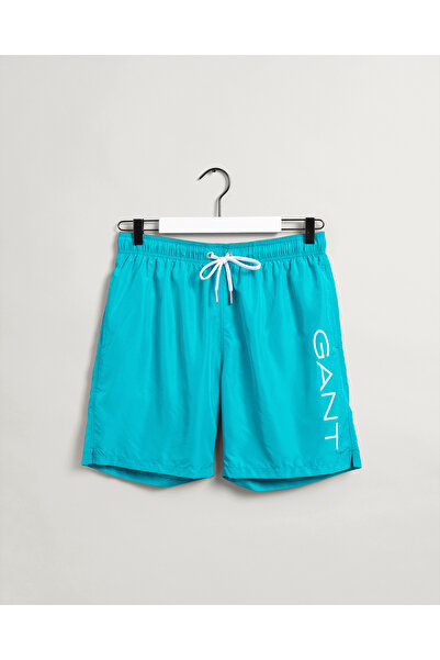 Gant Erkek Mavi Logolu Mayo Şort
