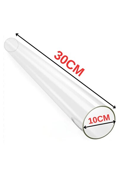 Tastech 30x10x2,2 cm PELET SOBA CAMI KÜÇÜK BOY 30CM SOBA CAMI BORU TİPİ CAM P...