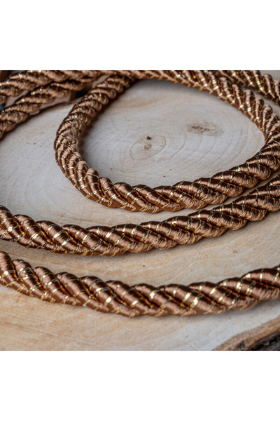 MEFAKS TEKSTİL Örgü ipi, Halat ipi, Kordon ip 10mm 1 metre Supla Runner Servis Yapımı