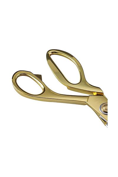 İşkur Makina Professional Metal Tailor Scissors Gold Color Large Size 26.2