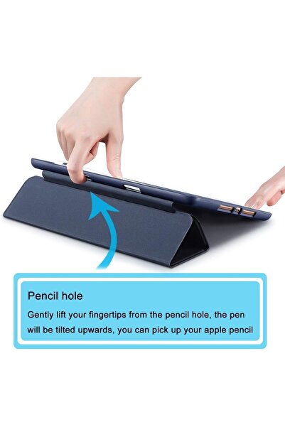 AWH Compatible for iPad 10.2 9th/8th/7th Gen Case (2021/2020/2019) with Pencil Holder, Navy